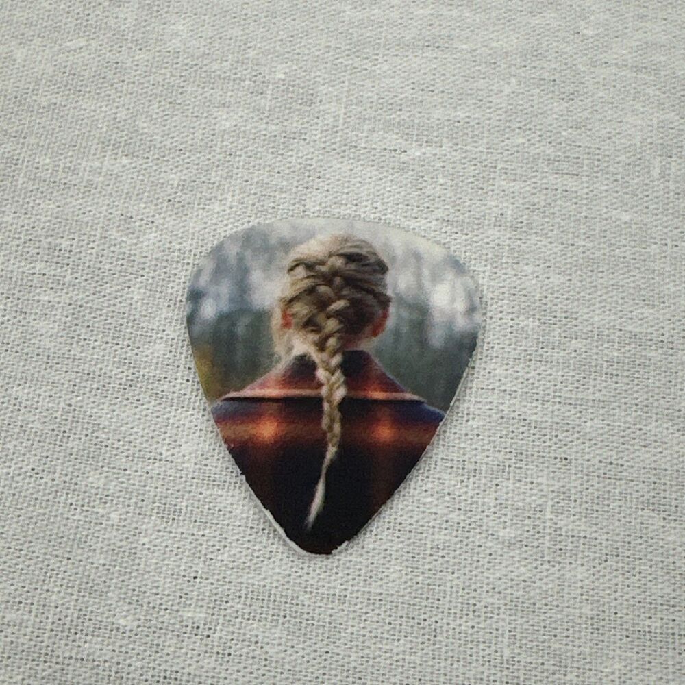 Taylor Swift Evermore Signature Photo Guitar Pick Single Pick Concert Folk Pop
